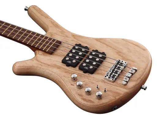 Pro Series Corvette $$ 4-String Left-Handed Bass Guitar - Natural Transparent Satin