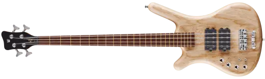 Warwick - Pro Series Corvette $$ 4-String Left-Handed Bass Guitar - Natural Transparent Satin