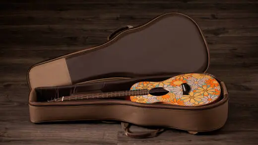 GS Mini-e Special Edition Acoustic-Electric Guitar - Floral Blue