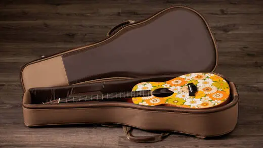 GS Mini-e Special Edition Acoustic-Electric Guitar - Floral Green