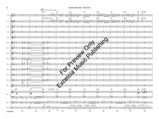 Southcoast Gold - Blair - Jazz Ensemble - Gr. 1.5