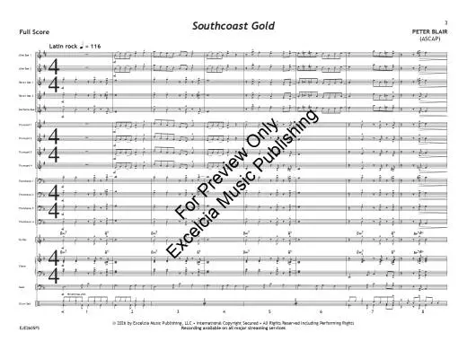 Southcoast Gold - Blair - Jazz Ensemble - Gr. 1.5