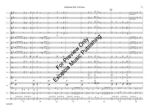 Southcoast Gold - Blair - Jazz Ensemble - Gr. 1.5