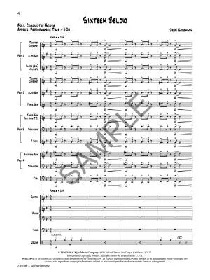 Sixteen Below - Sorenson - Jazz Ensemble - Gr. 1.5