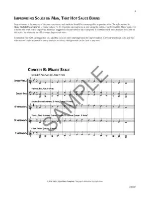Man That Hot Sauce Burns - Ciechomski - Jazz Ensemble - Gr. 2