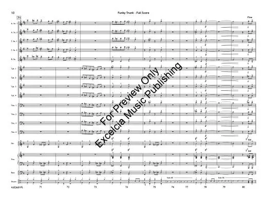 Funky Trunk - Zaremba - Jazz Ensemble - Gr. 2
