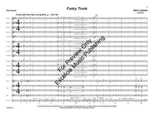 Funky Trunk - Zaremba - Jazz Ensemble - Gr. 2