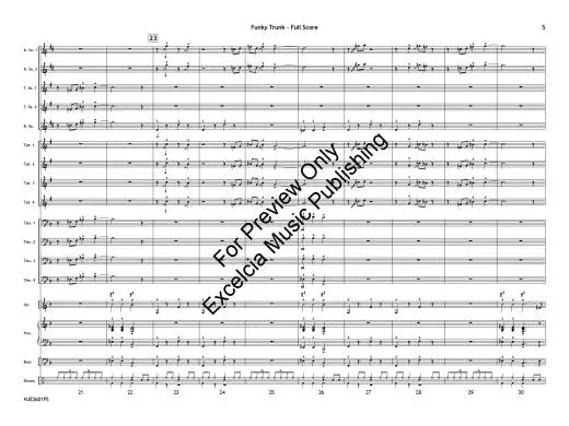 Funky Trunk - Zaremba - Jazz Ensemble - Gr. 2