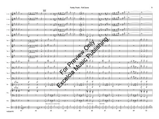 Funky Trunk - Zaremba - Jazz Ensemble - Gr. 2