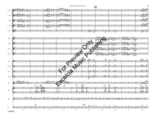 Dante\'s Hot House - Gassi - Jazz Ensemble - Gr. 3