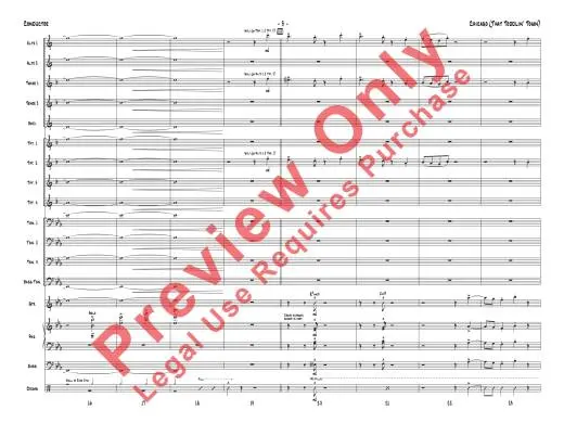 Chicago (That Toddlin\' Town) - Fisher/Baylock - Jazz Ensemble - Gr. 3.5