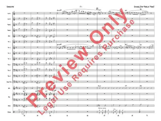 Chicago (That Toddlin\' Town) - Fisher/Baylock - Jazz Ensemble - Gr. 3.5