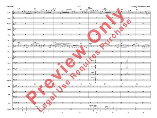 Chicago (That Toddlin\' Town) - Fisher/Baylock - Jazz Ensemble - Gr. 3.5