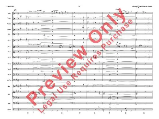Chicago (That Toddlin\' Town) - Fisher/Baylock - Jazz Ensemble - Gr. 3.5