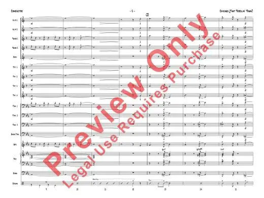 Chicago (That Toddlin\' Town) - Fisher/Baylock - Jazz Ensemble - Gr. 3.5