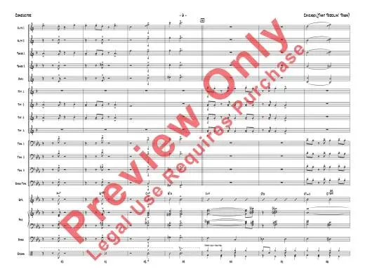 Chicago (That Toddlin\' Town) - Fisher/Baylock - Jazz Ensemble - Gr. 3.5