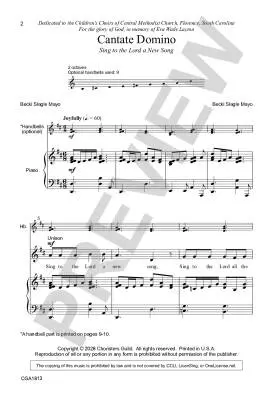 Cantate Domino - Mayo - Choral Octavo - 2-Pt Accompanied