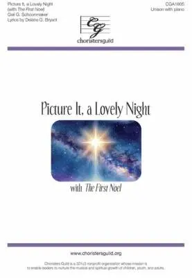 CGA - Picture It, a Lovely Night - Schoonmaker - Choral Octavo - Unison Accompanied