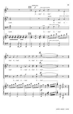 Arise! Arise! - Martin - Choral Octavo - SATB Accompanied