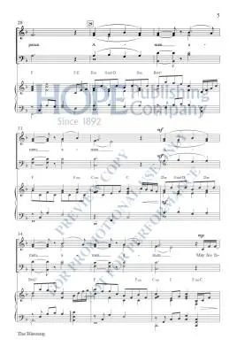 The Blessing - Larson - Choral Octavo - SATB Accompanied