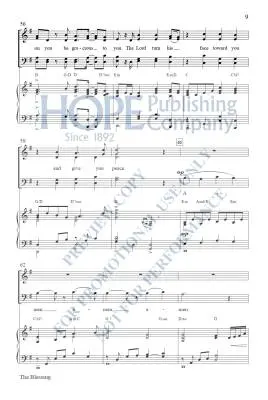 The Blessing - Larson - Choral Octavo - SATB Accompanied