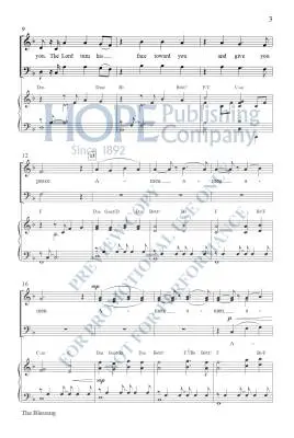 The Blessing - Larson - Choral Octavo - SATB Accompanied
