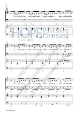 The Blessing - Larson - Choral Octavo - SATB Accompanied