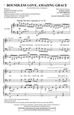 Boundless Love, Amazing Grace - Thornhill - Choral Octavo - 2-Pt Mixed