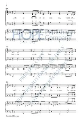 Breath of Heaven - Hayes - Choral Octavo - SATB Accompanied