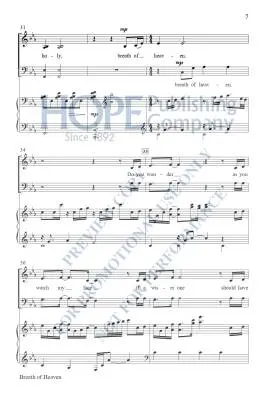 Breath of Heaven - Hayes - Choral Octavo - SATB Accompanied