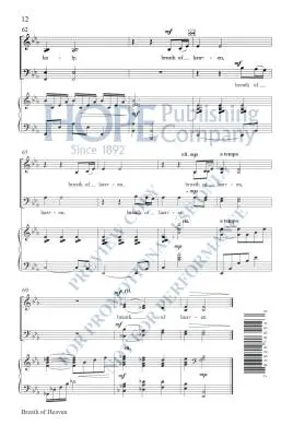 Breath of Heaven - Hayes - Choral Octavo - SATB Accompanied