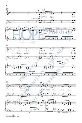 Breath of Heaven - Hayes - Choral Octavo - SATB Accompanied