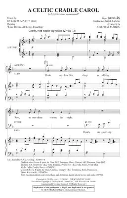 A Celtic Cradle Carol - Martin - Choral Octavo - SATB Accompanied