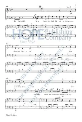 Christ Is Alive - Raney - Choral Octavo - SATB Accompanied