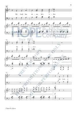 Christ Is Alive - Raney - Choral Octavo - SATB Accompanied