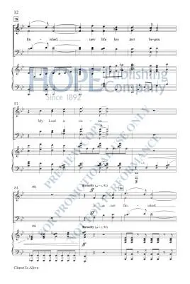 Christ Is Alive - Raney - Choral Octavo - SATB Accompanied