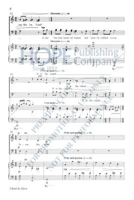 Christ Is Alive - Raney - Choral Octavo - SATB Accompanied