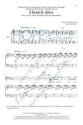 Christ Is Alive - Raney - Choral Octavo - SATB Accompanied