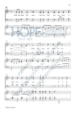 Christ Is Alive - Raney - Choral Octavo - SATB Accompanied