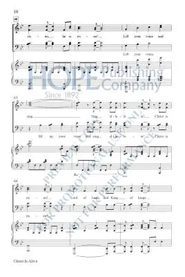Christ Is Alive - Raney - Choral Octavo - SATB Accompanied