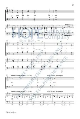 Christ Is Alive - Raney - Choral Octavo - SATB Accompanied