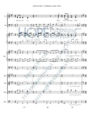 Christ Is Alive - Raney - Brass and Percussion Parts