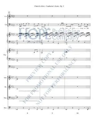 Christ Is Alive - Raney - Brass and Percussion Parts
