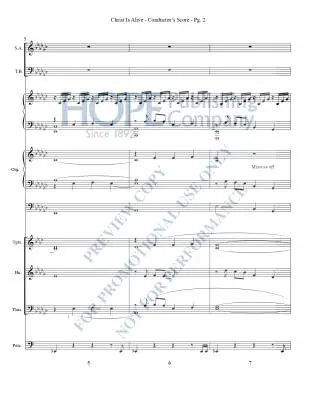 Christ Is Alive - Raney - Brass and Percussion Parts