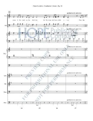 Christ Is Alive - Raney - Brass and Percussion Parts