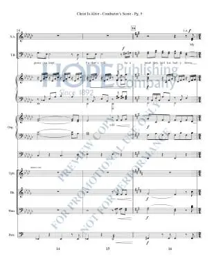Christ Is Alive - Raney - Brass and Percussion Parts