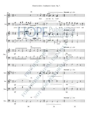 Christ Is Alive - Raney - Brass and Percussion Parts