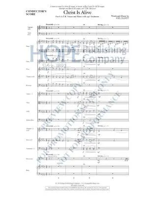 Christ Is Alive - Raney - Orchestration - Score/Parts
