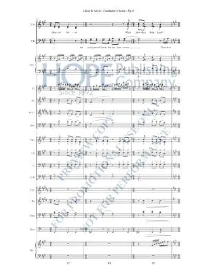 Christ Is Alive - Raney - Orchestration - Score/Parts