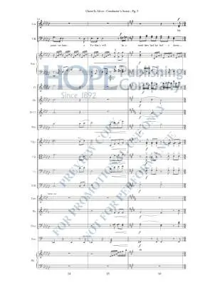Christ Is Alive - Raney - Orchestration - Score/Parts